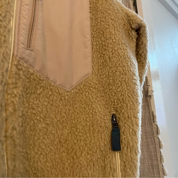 Women's Classic Retro-X® Fleece Jacket Size extra large color natural with blue - Picture 8 of 13